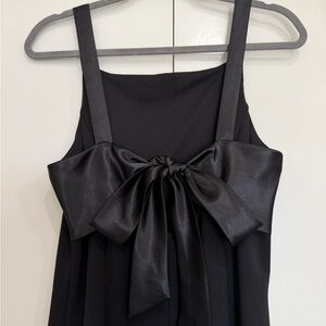 Isaac Mizrahi Black Maxi Square-Neck Dress